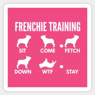 Frenchie Training Frenchie Dog Tricks Sticker